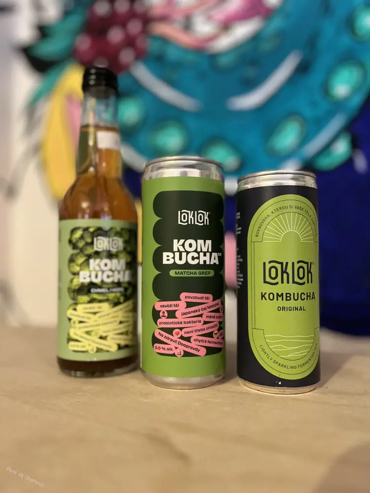 Loklok Kombucha Matcha grep 330 ml