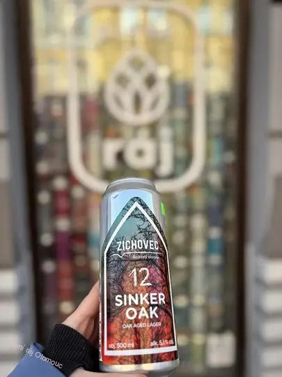 Zichovec Sinker Oak 12° 500 ml (plech)