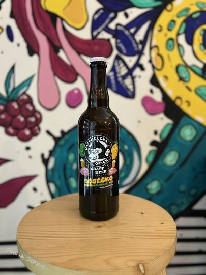 Nachmelená opice Goséčko Mango+Calamansi 750 ml (sklo)