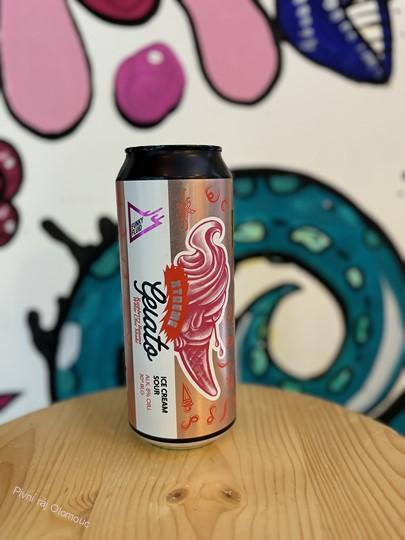 Funky Fluid Xtreme Gelato Malina Banán Bílá čokoláda Shake