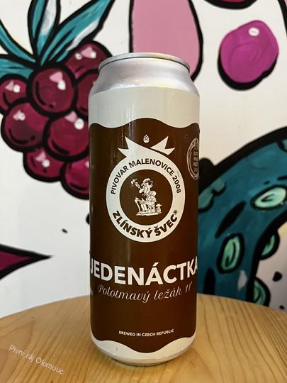 Zlínský švec Jedenáctka polotmavý ležák 11% 500 ml
