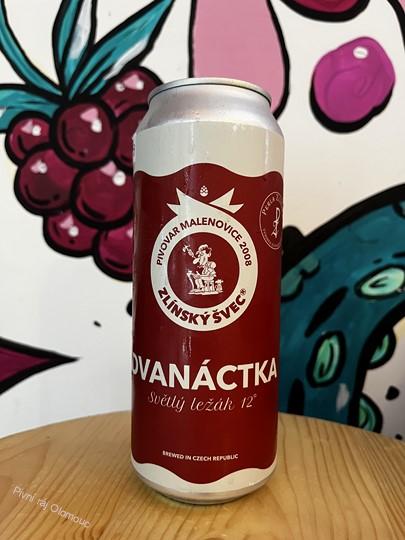 Zlínský švec Dvanáctka Světlý ležák 12% 500 ml