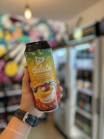 Funky Fluid Gelato Coconut, Mango, Lychee Puding 500 ml