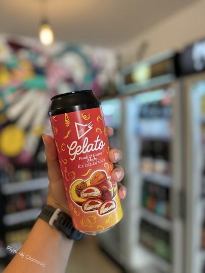 Funky Fluid Gelato Peach Guava Mochi 500 ml