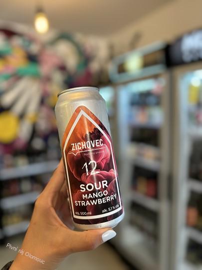 Zichovec Sour Mango Strawberry 500 ml
