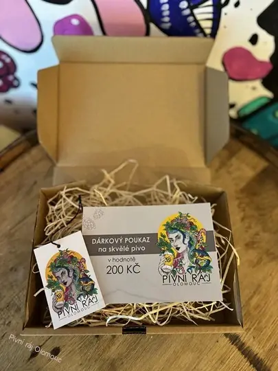 Dárkový poukaz ve stylovém balení