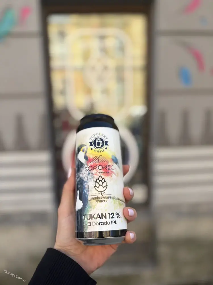 Topolský pivovar + Komonec + Podřevnický pivovar Tukan IPL 12° 500 ml (sklo)