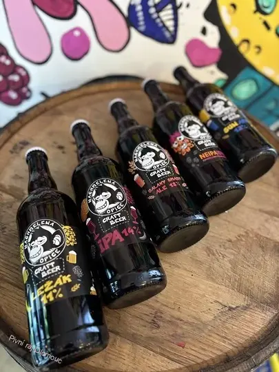 Nachmelená Opice IPA 14° 750 ml (sklo)