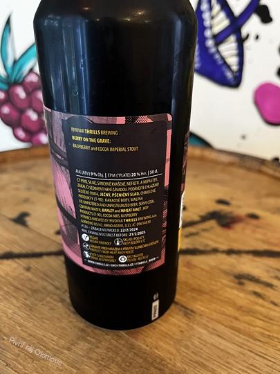 Thrills Berry on the Grave imperial stout 500 ml