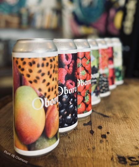 Obora Sour mango maracuja 12° 500 ml (plech)