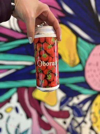 Obora Sour jahoda 14° 500 ml (plech)