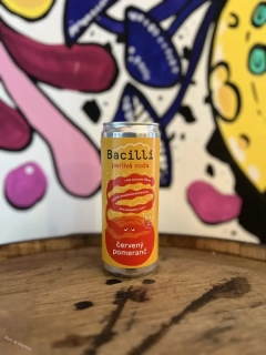 Bacilli Perlivá voda červený pomeranč 330 ml