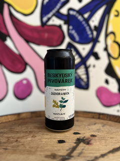 Beskydský pivovárek NEALKO Zázvor a Máta 500 ml