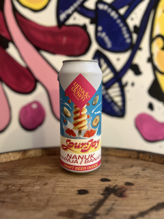 Upside down Sour Joy Nanuk Papája Banán 500 ml
