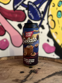 Funk Fluid Gelato Ice Cream Curuba, Banana, Passionfruit 500 ml (plech)
