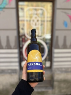 Haksna Our Lager 12° 750 ml (sklo)
