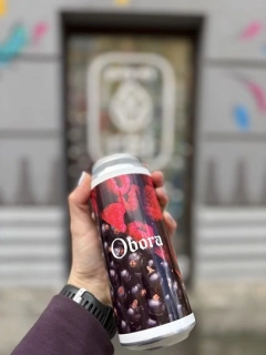 Obora Sour rybíz malina 12° 500 ml (plech)